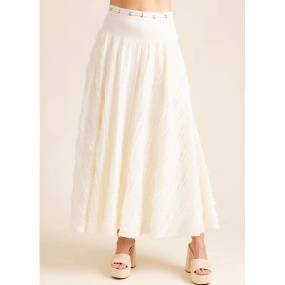 S'edge Edith Boho Skirt Bone NWT Large - Picture 15 of 15